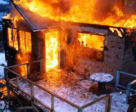 House fire that consumed the entire structure and contents. Many house fires are total losses due to fire department negligence and poor tactics.